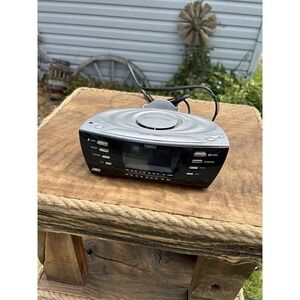 Timex MP3 Line In AM FM Alarm Clock Radio Sound Chamber Snooze Dimmer Tested